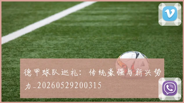 德甲球队巡礼：传统豪强与新兴势力_20260529200315